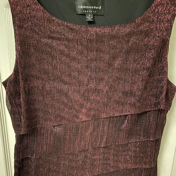 Flapper-Style Evening Dress - Size 12 - Picture 5 of 6